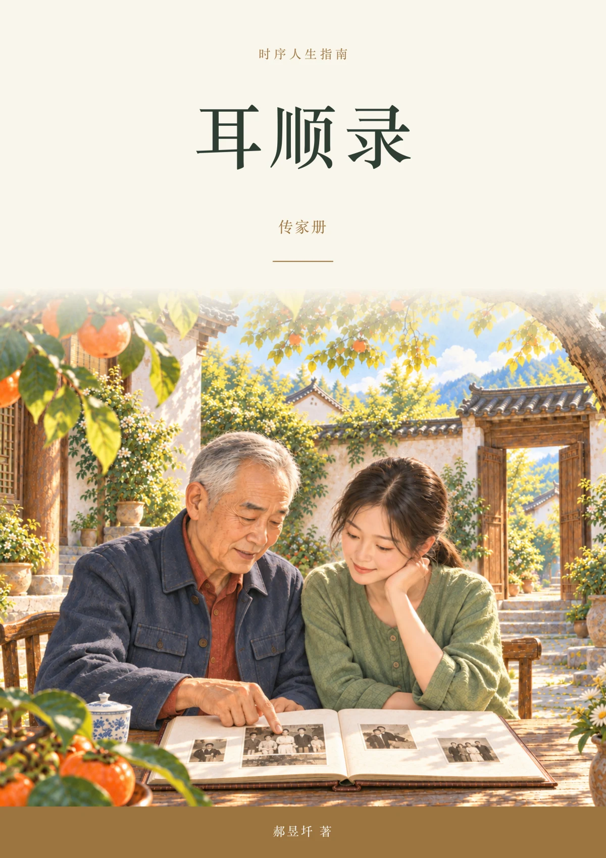 《耳顺录》封面：传家册，郝昱圲著
